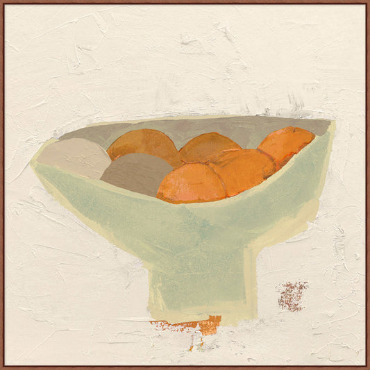 Abstract Bowl of Oranges
