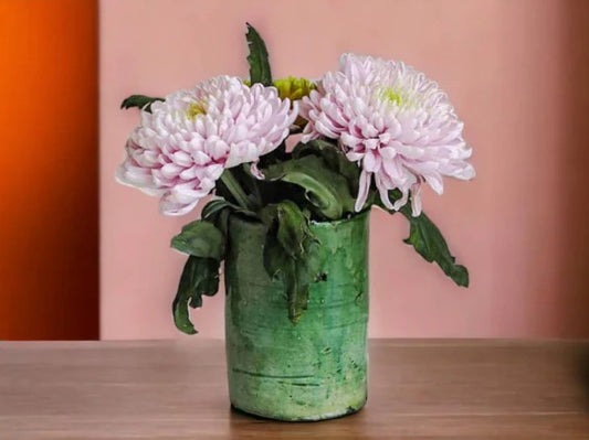 Tamegroute Artisan Vase - Green
