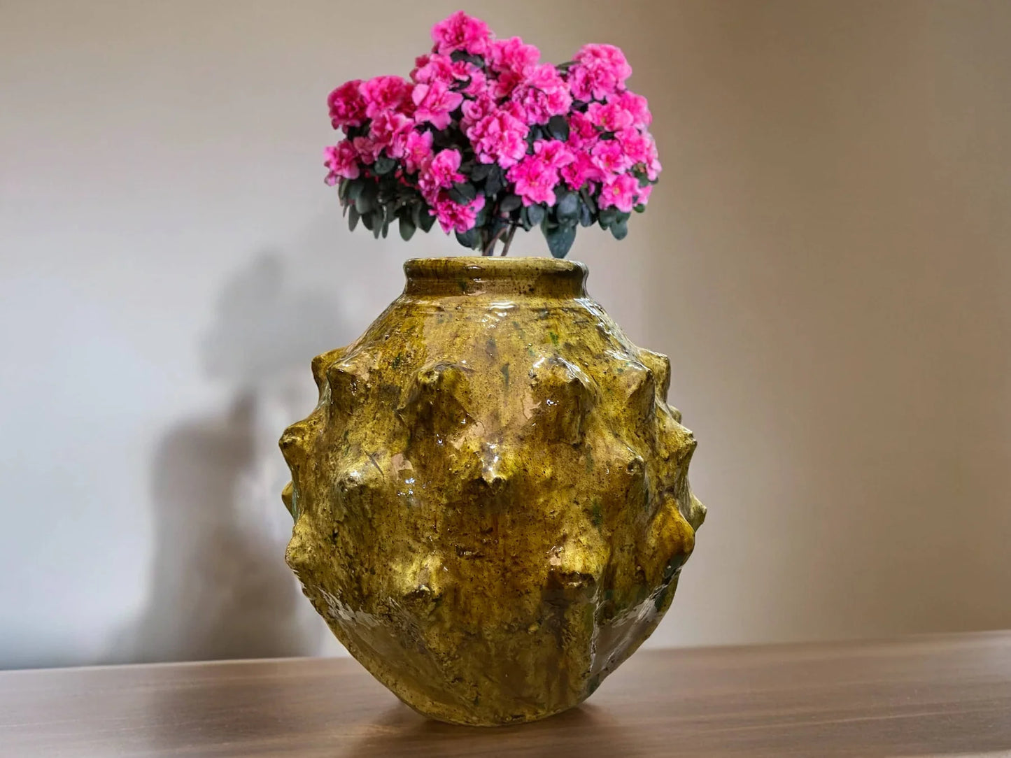 Tamegroute Heritage Vase – Ochre