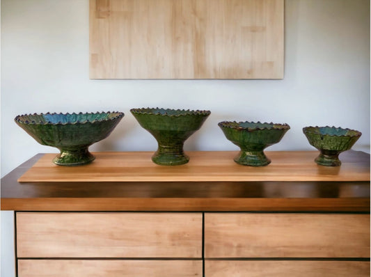 Tamegroute Artisan Fruit Bowls – Green