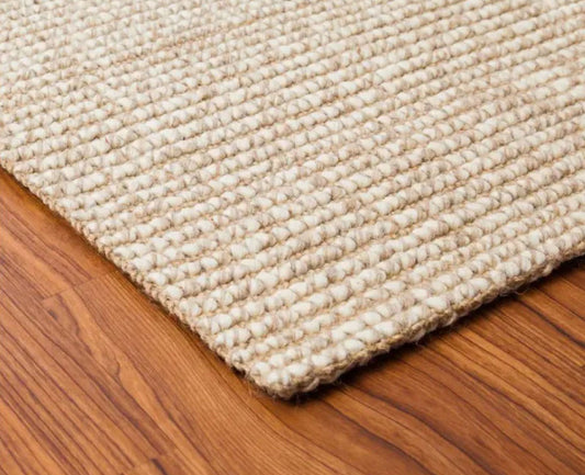 Zatar Earthtone Wool-Jute Rug