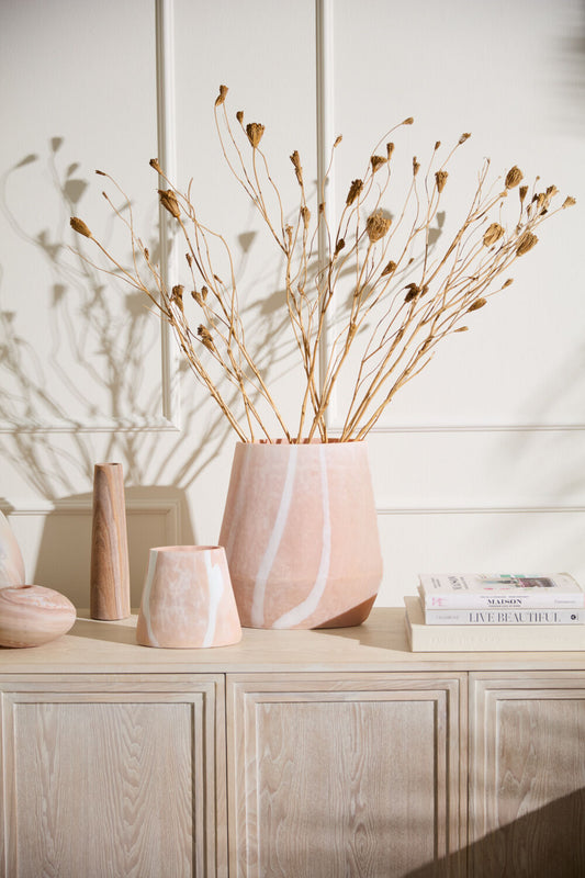 Barret Marbled Glass Vase