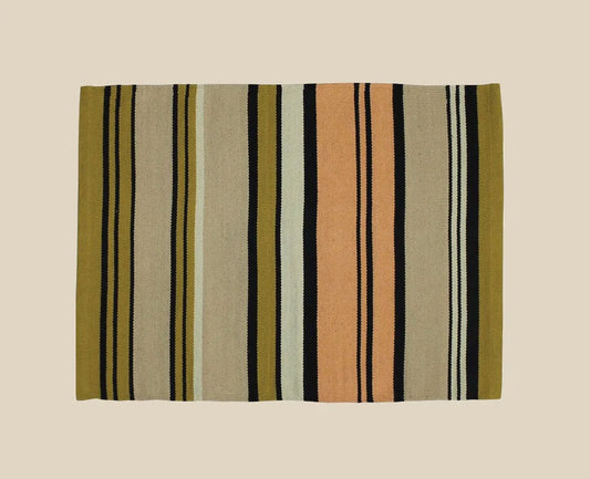 Neema Handwoven Stripe Cotton Rug