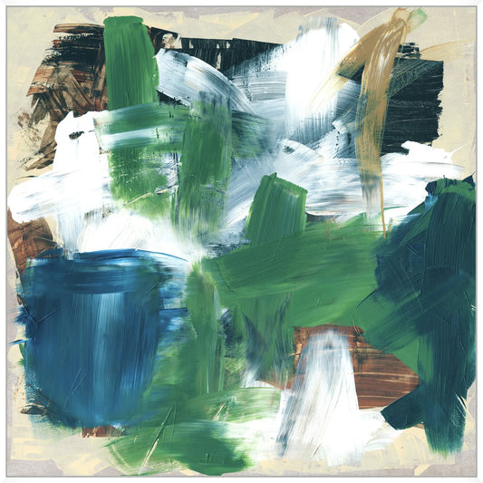 Contemporary Abstract in Green