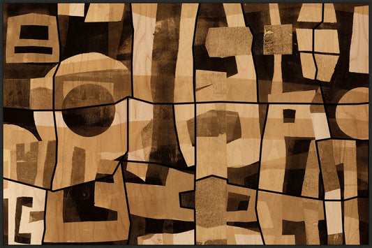 Mid-Century Wood Collage 2