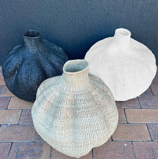 Spiral Heritage Basket - Black/White