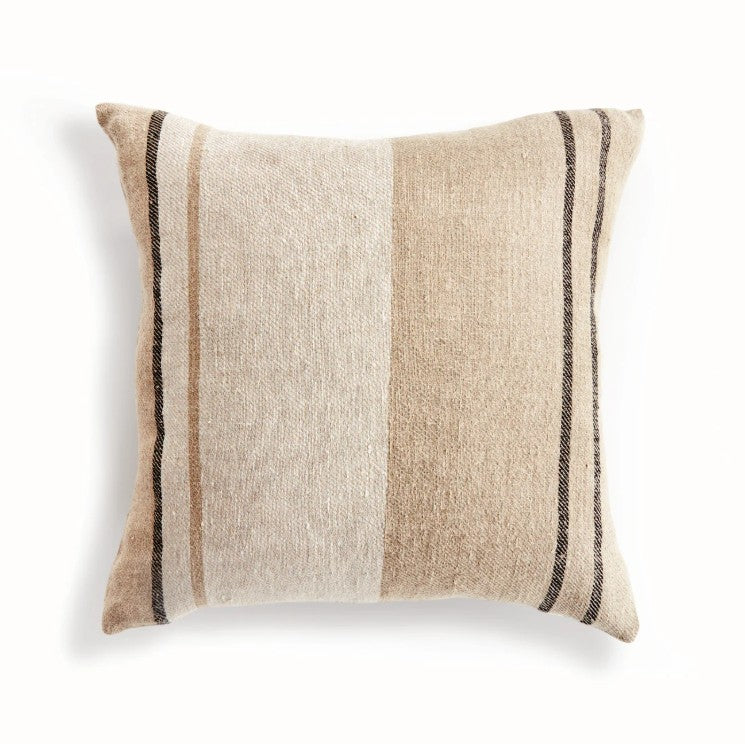 Finn European Linen Pillow - Flax