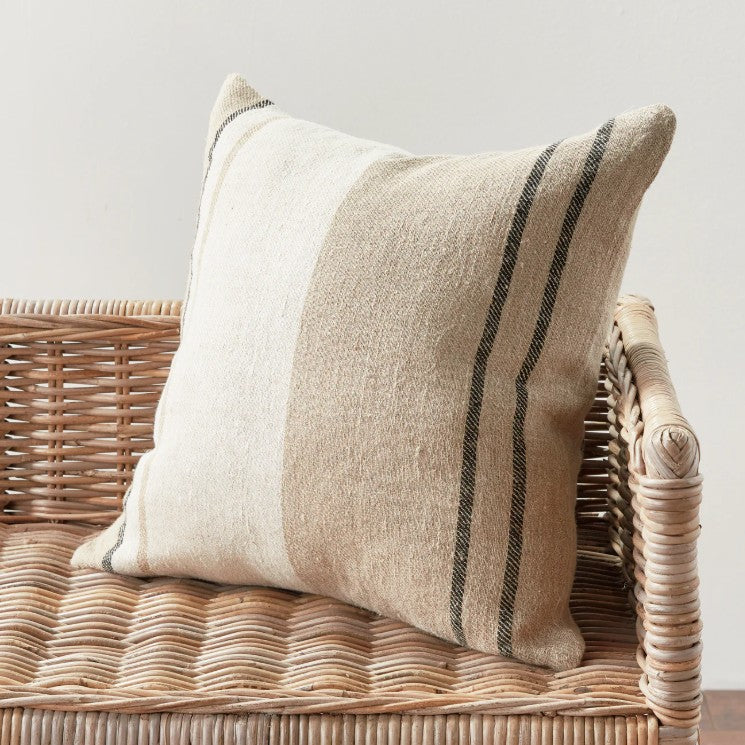 Finn European Linen Pillow - Flax