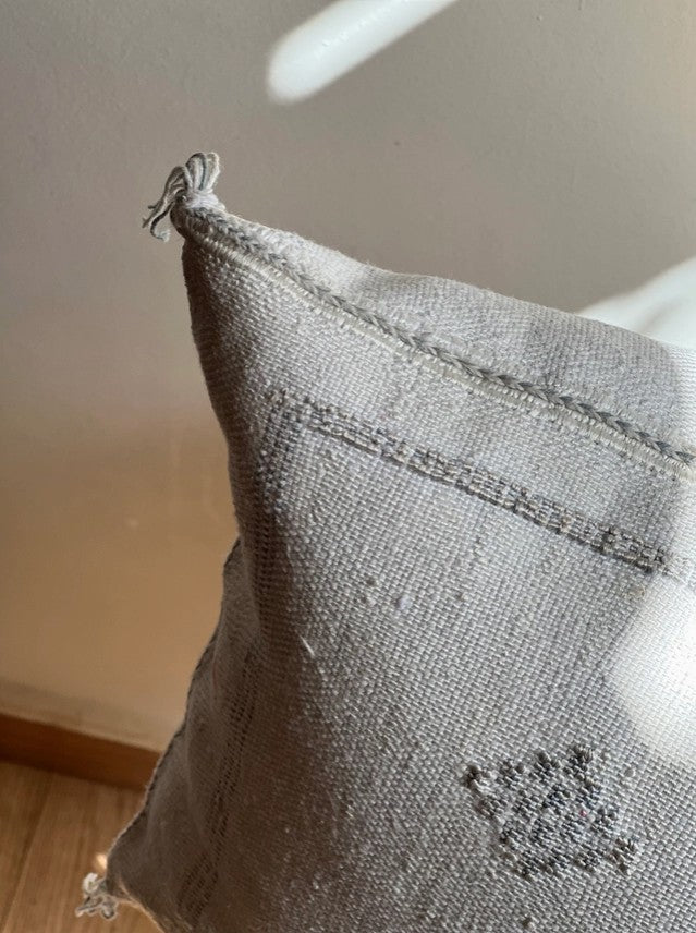 Dune Silk Pillow Cover - Mineral Gray