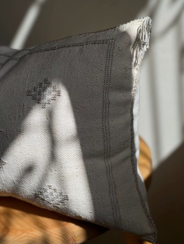 Dune Silk Pillow Cover - Mineral Gray